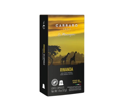 Кавав в капсулах Carraro Nespresso®*Rwanda 10 капсул