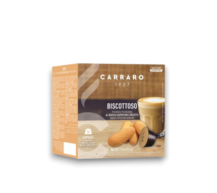 Кава в капсулах Carraro Dolce Gusto®*Biscottoso16шт