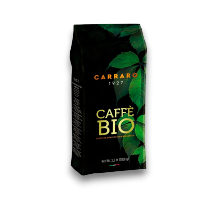 Кава в зернах Carraro BIO – органічна кава 1кг