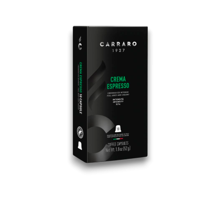 Кава в капсулах Carraro Nespresso®*Crema Espresso 10 капсул