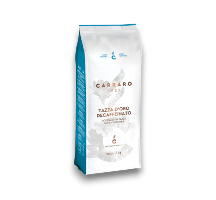 Кава в зернах Carraro Tazza D'oro Decaffeinato 0.500кг