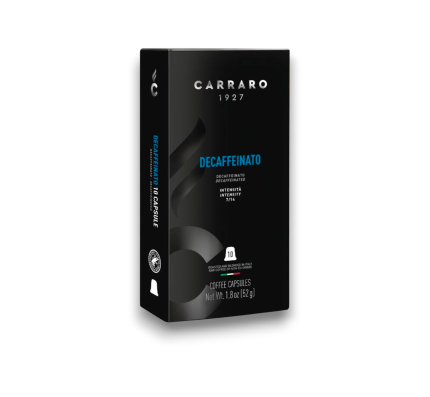 Кава в капсулах Carraro Nespresso®*Decaffeinato 10 капсул