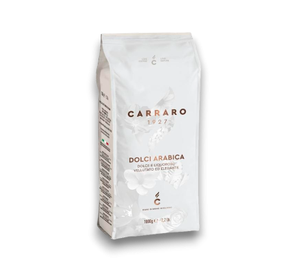Кава в зернах Carraro Dolci Arabica – 100% Арабіка 1 кг
