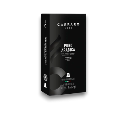 Кава в капсулах Carraro Nespresso®*Puro Arabica 10 капсул