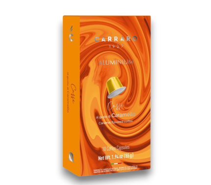 Кава в капсулах Carraro NESPRESSO®* Caramel 10 алюмінієвих капсул