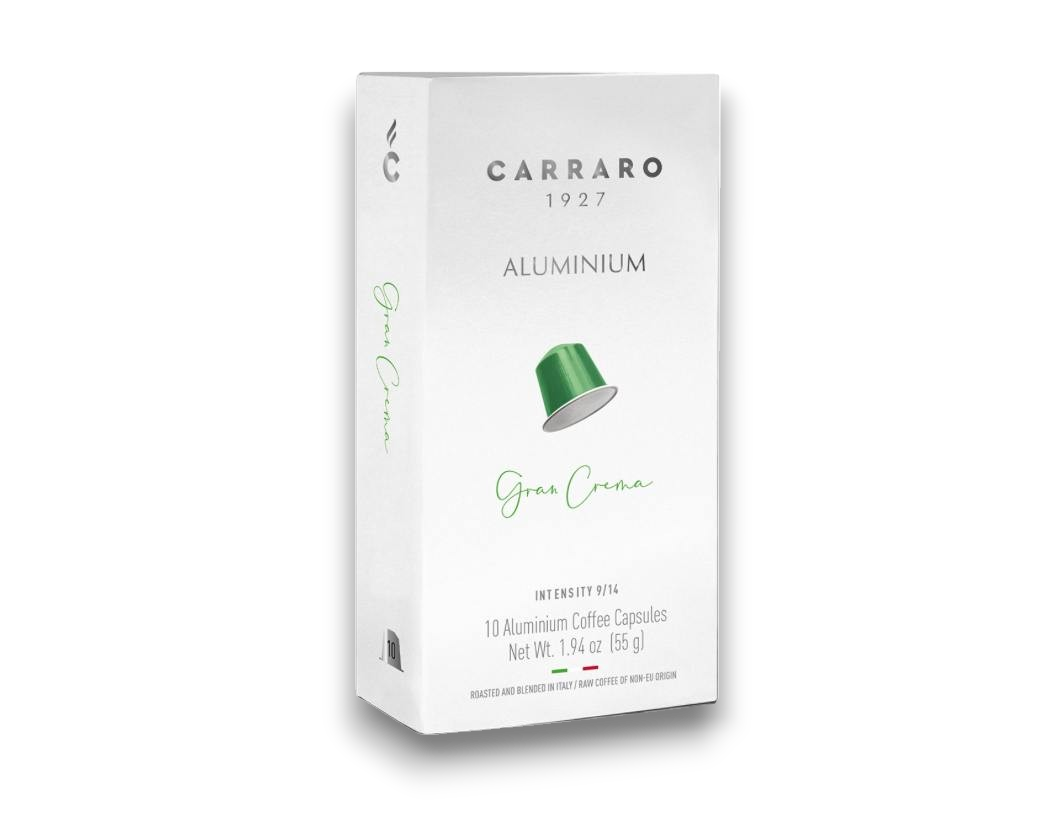 2025-01-20 15.24-Photoroom (3) Кава в капсулах Carraro Nespresso®*Gran Crema 10 aлюмінієвих Капсул - Зображення 1